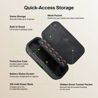 Belkin Pro Gaming Switch 2 Charging Case - Sand
