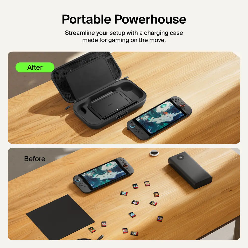Belkin Pro Gaming Switch 2 Charging Case - Sand