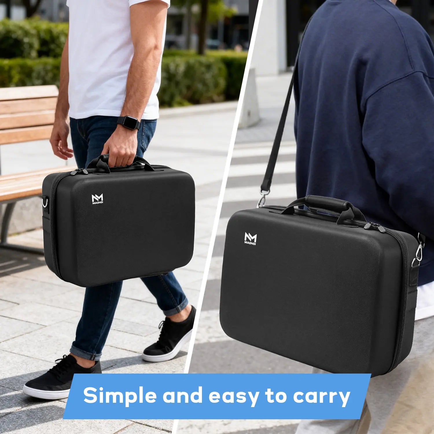 PS5 Hard Shell Carrying Case - Waterproof and Shockproof Travel Bag for PS5 Slim & Standard Consoles, Controllers, Headset, Game Discs, and Accessories - Ideal Gift for Gamers