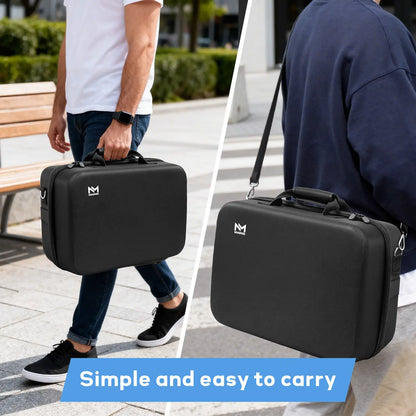 PS5 Hard Shell Carrying Case - Waterproof and Shockproof Travel Bag for PS5 Slim & Standard Consoles, Controllers, Headset, Game Discs, and Accessories - Ideal Gift for Gamers