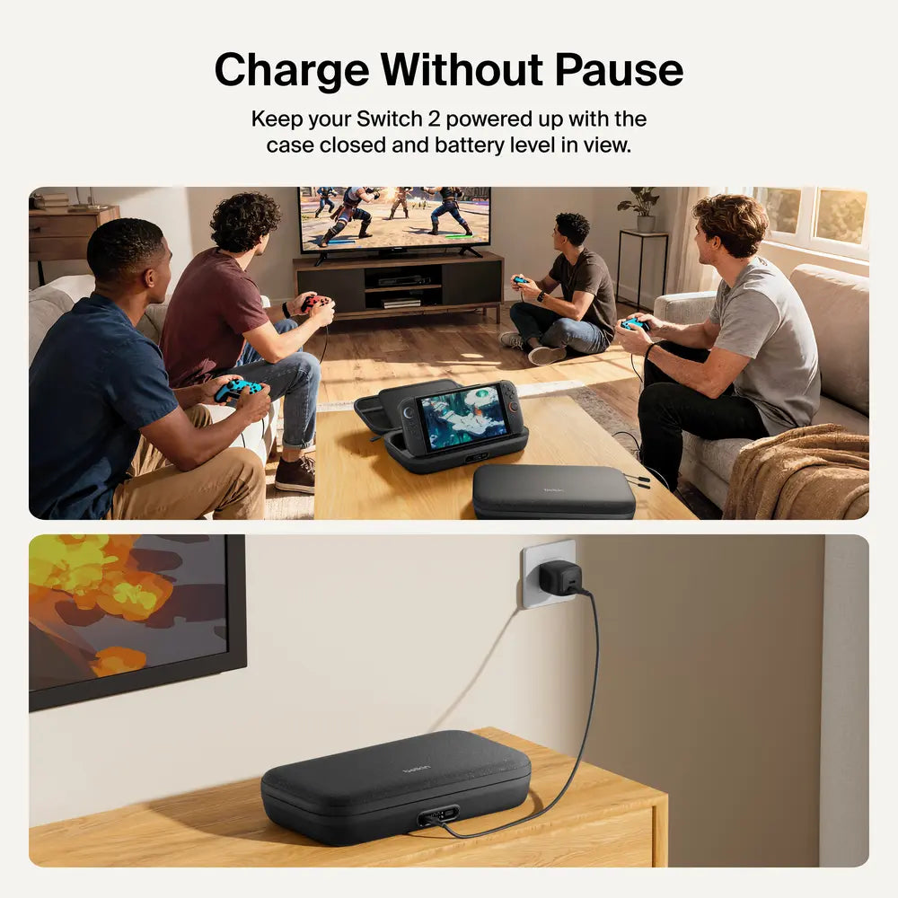 Belkin Pro Gaming Switch 2 Charging Case - Sand