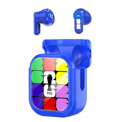 2026 FIFA High-Performance Wireless Bluetooth Earbuds with Real-Time Translation, 55-Hour Playtime, Ultra-Low Latency, IPX5 Waterproof Rating - Perfect for Football Enthusiasts and Live Match Streaming