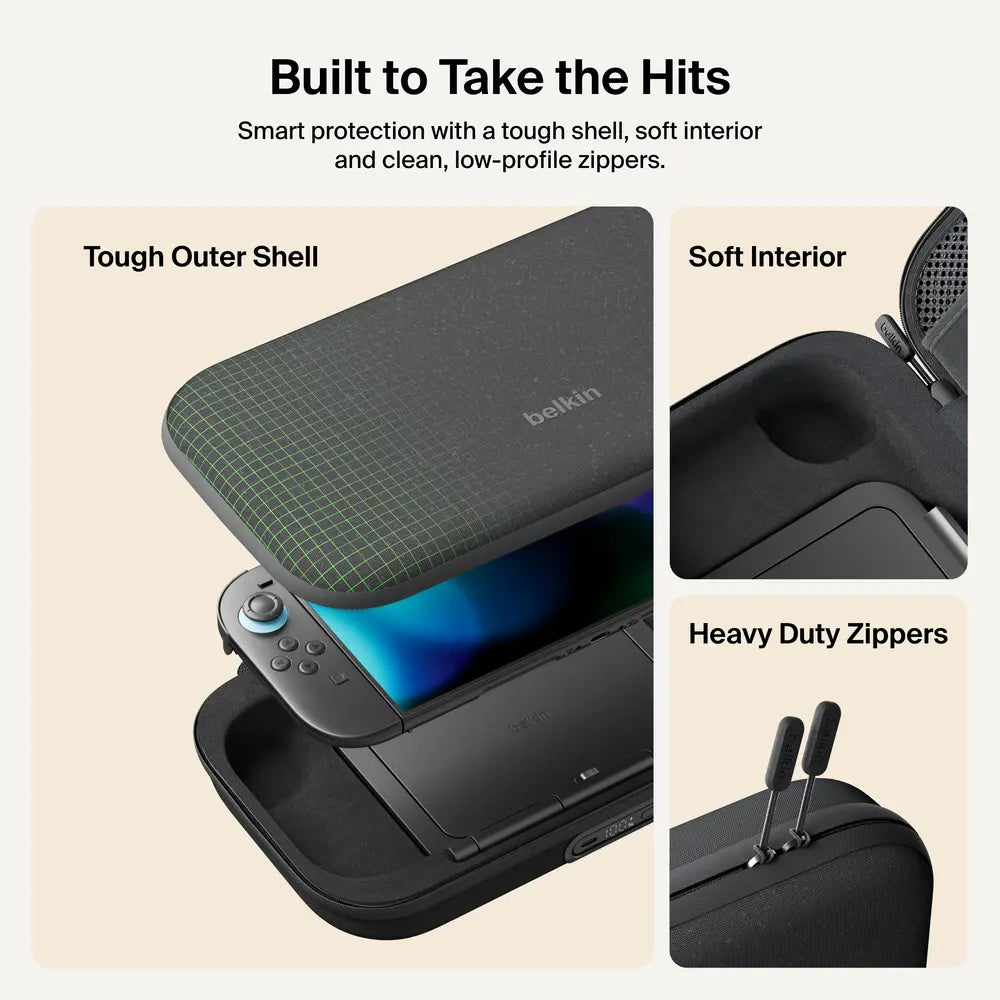 Belkin Pro Gaming Switch 2 Charging Case - Sand