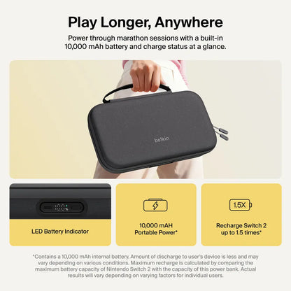 Belkin Pro Gaming Switch 2 Charging Case - Sand