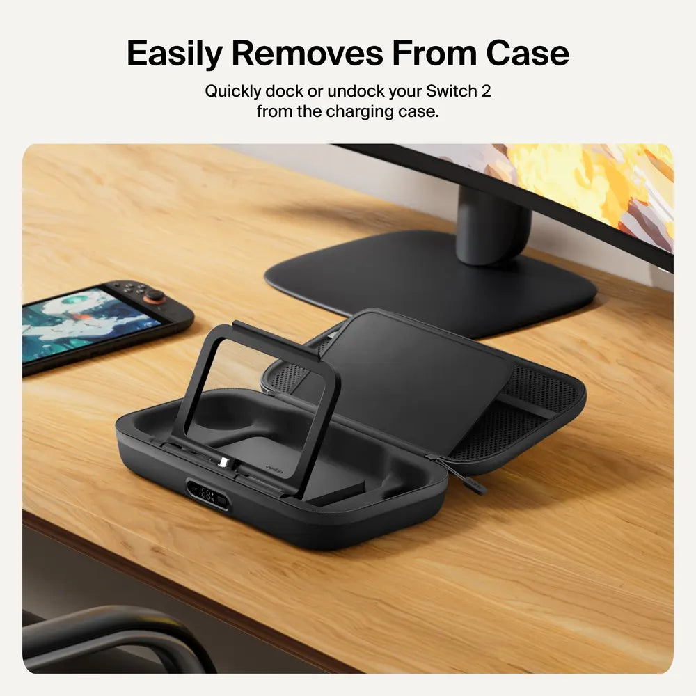 Belkin Pro Gaming Switch 2 Charging Case - Sand