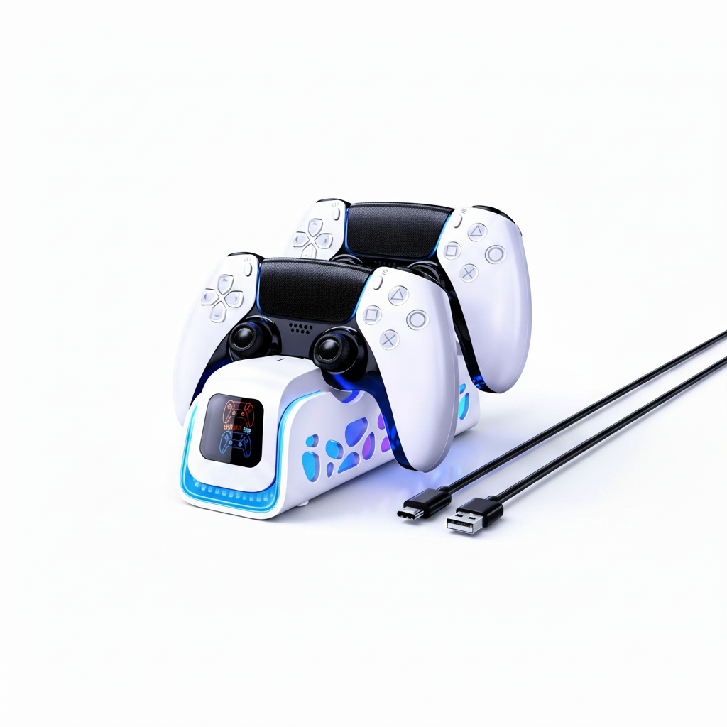 PS5 Dual Charging Dock - Enhanced